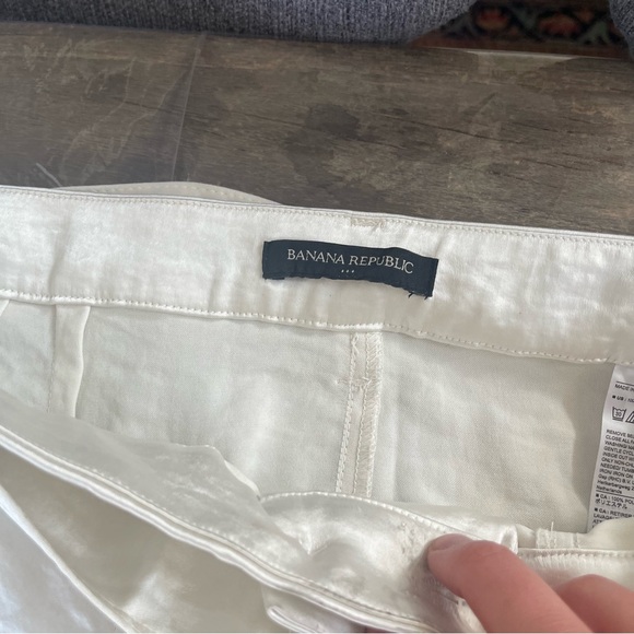 Banana Republic White Cargo Pants - Picture 4 of 9
